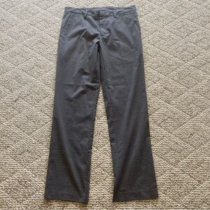 5/$15 Ashworth Gray Grid Golf Pants 32